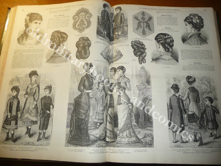 LA MODE ILLUSTREE JORNAL DE LA FAMILLE 1880 ANNATA COMPLETA …