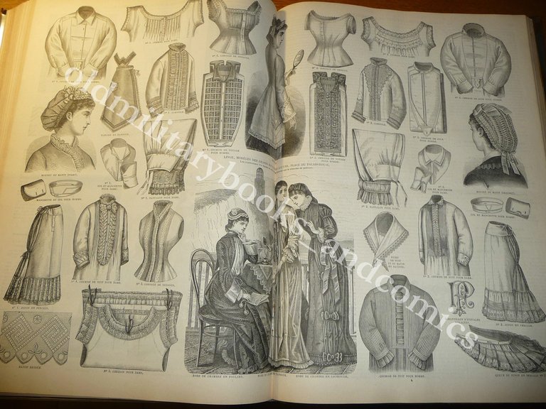 LA MODE ILLUSTREE JORNAL DE LA FAMILLE 1880 ANNATA COMPLETA …