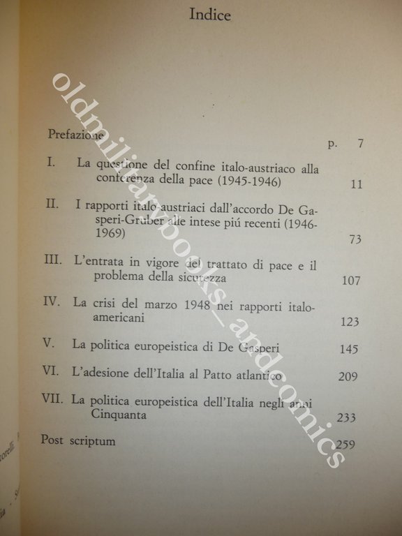 LA POLITICA ESTERA ITALIANA DEL DOPOGUERRA PIETRO PASTORELLI | Immagine Gallery 2