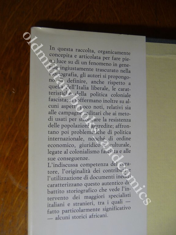 LE GUERRE COLONIALI DEL FASCISMO ANGELO DEL BOCA