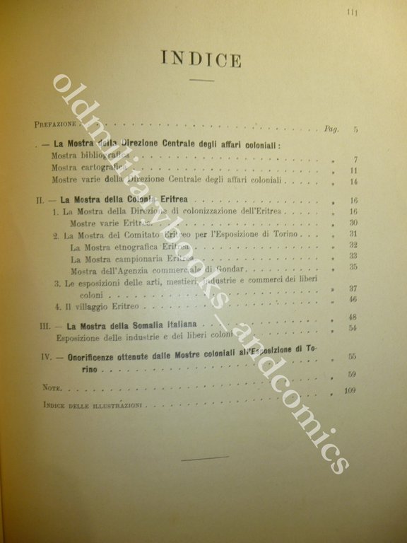 LE MOSTRE COLONIALI ALL'ESPOSIZIONE INTERNAZIONALE DI TORINO DEL 1911