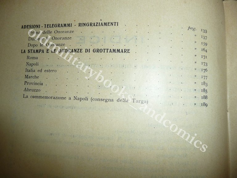 LE ONORANZE DI GROTTAMMARE PRIMO CINQUANTENARIO DEL RISORGIMENTO ITALIANO