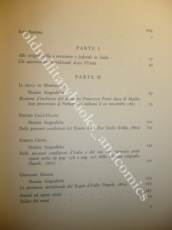 LE RAGIONI DEL SUD GIUSEPPE F. DE TIBERIS