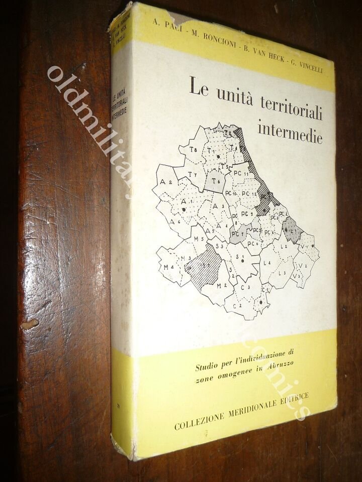 LE UNITA TERRITORIALI INTERMEDIE PACI A. RONCIONI M. VAN HECK …