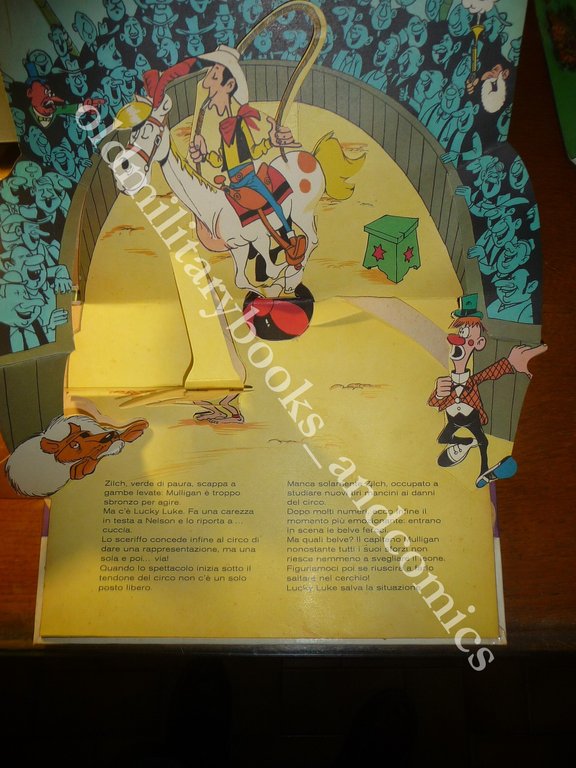 LUCKY LUKE AL CIRCO POP UP 1974