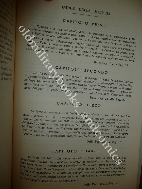 MACERATA NEL '700 PANORAMA STORICO E DEL COSTUME GUIDO GHINI …