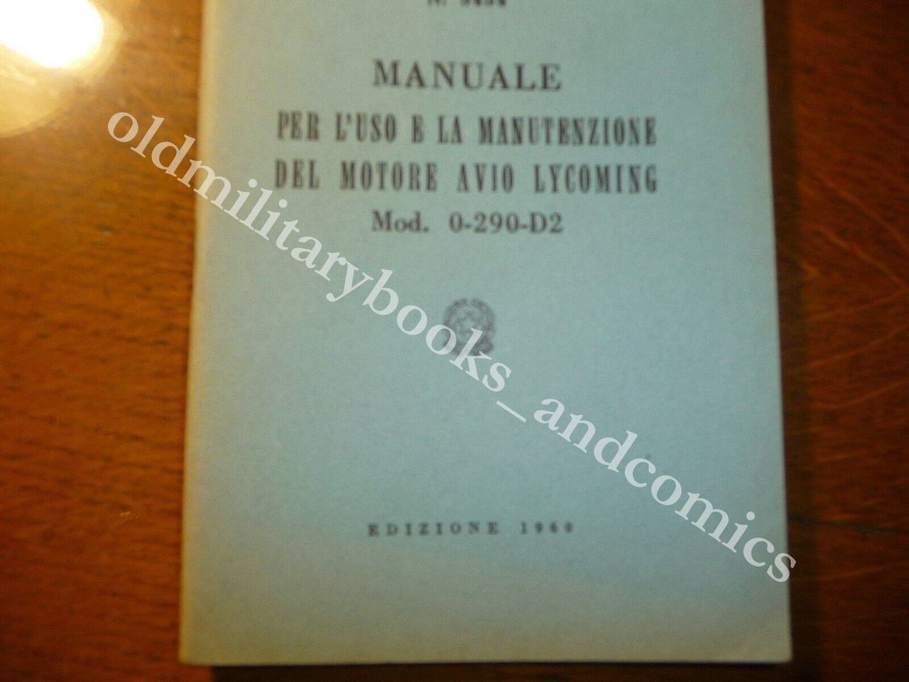 MANUALE PER L'USO E LA MANUTENZIONE DEL MOTORE AVIO LYCOMING …