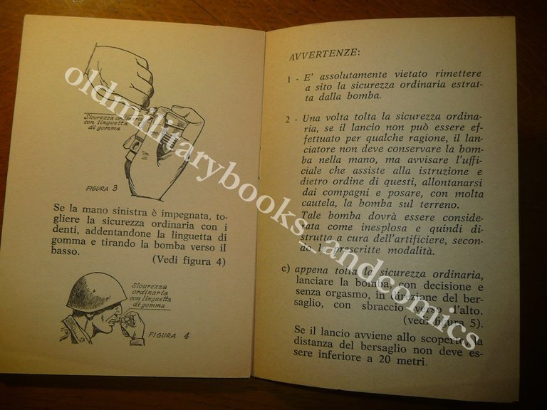 MANUALETTO DELLA BOMBA A MANO S.R.C.M. MOD. 35 DA GUERRA | Immagine Gallery 3