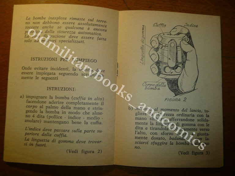 MANUALETTO DELLA BOMBA A MANO S.R.C.M. MOD. 35 DA GUERRA | Immagine Gallery 5