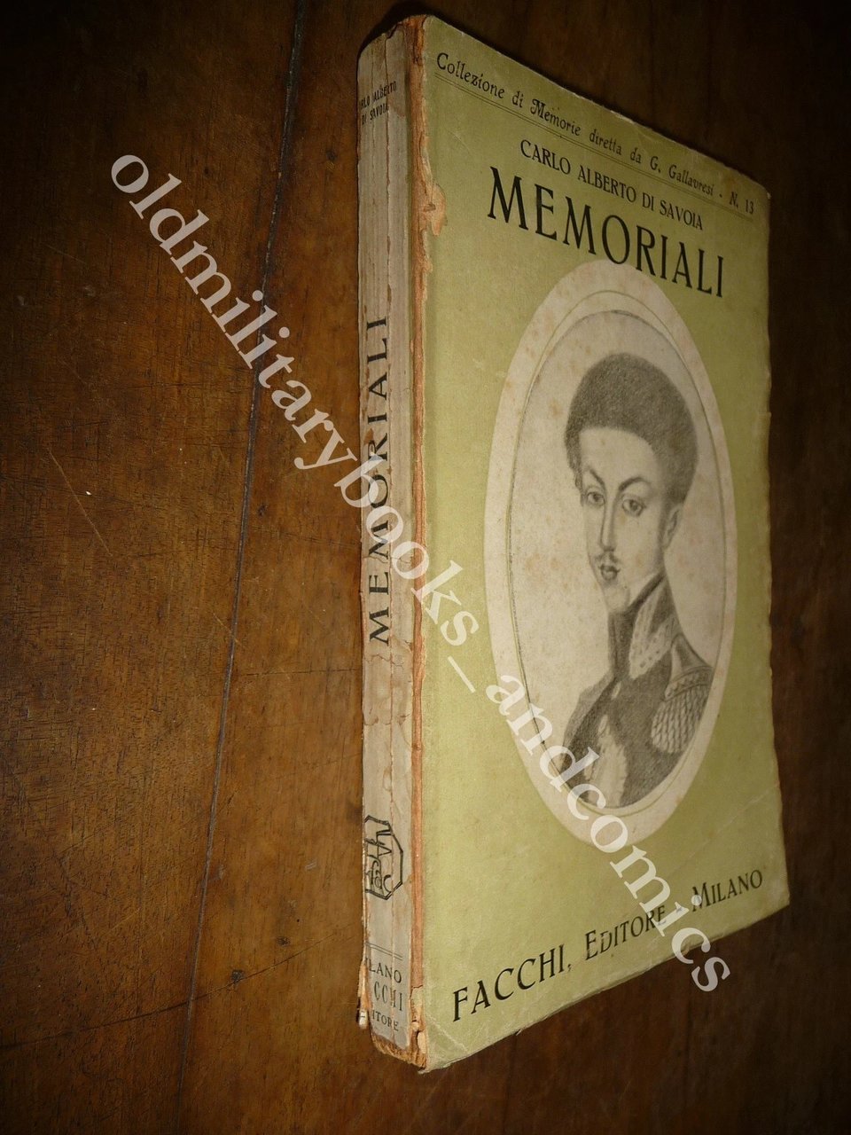 MEMORIALI CARLO ALBERTO DI SAVOIA INTONSO