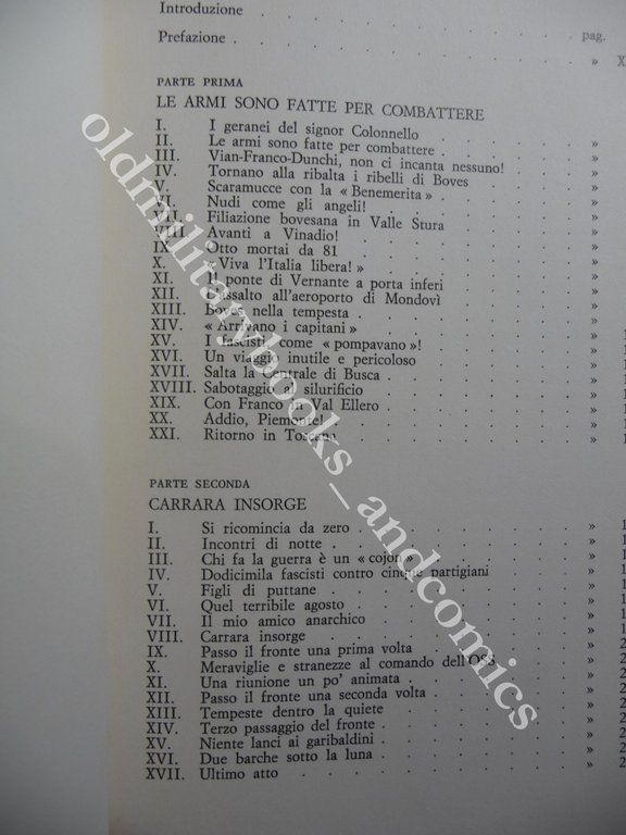 MEMORIE PARTIGIANE NARDO DUNCHI CUNEO E ALPI APUANE