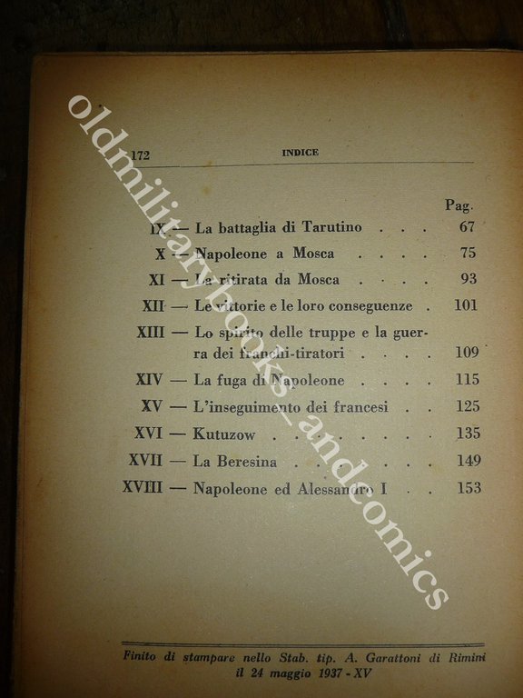 NAPOLEONE E LA CAMPAGNA DI RUSSIA (FISIOLOGIA DELLA GUERRA) LEONE …