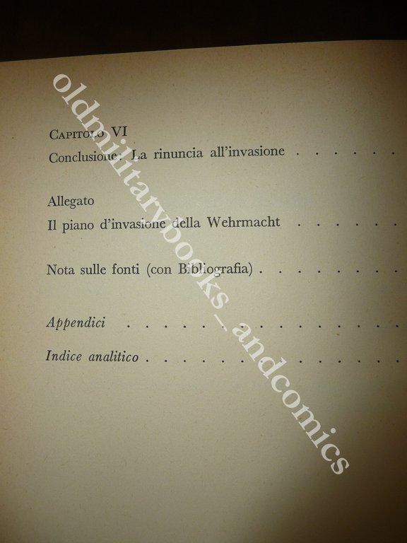 OPERAZIONE LEONE MARINO WHEATLEY RONALD L'INVASIONE DELL'INGHILTERRA