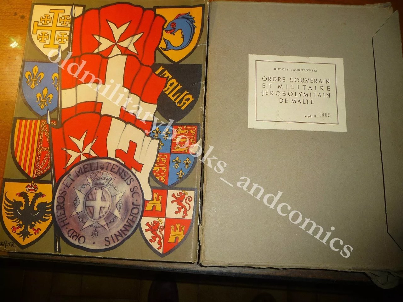 ORDRE SOUVERAIN ET MILITAIRE JEROSOLYMITAIN DE MALTE RUDOLF PROKOPOWSKI COFANETT
