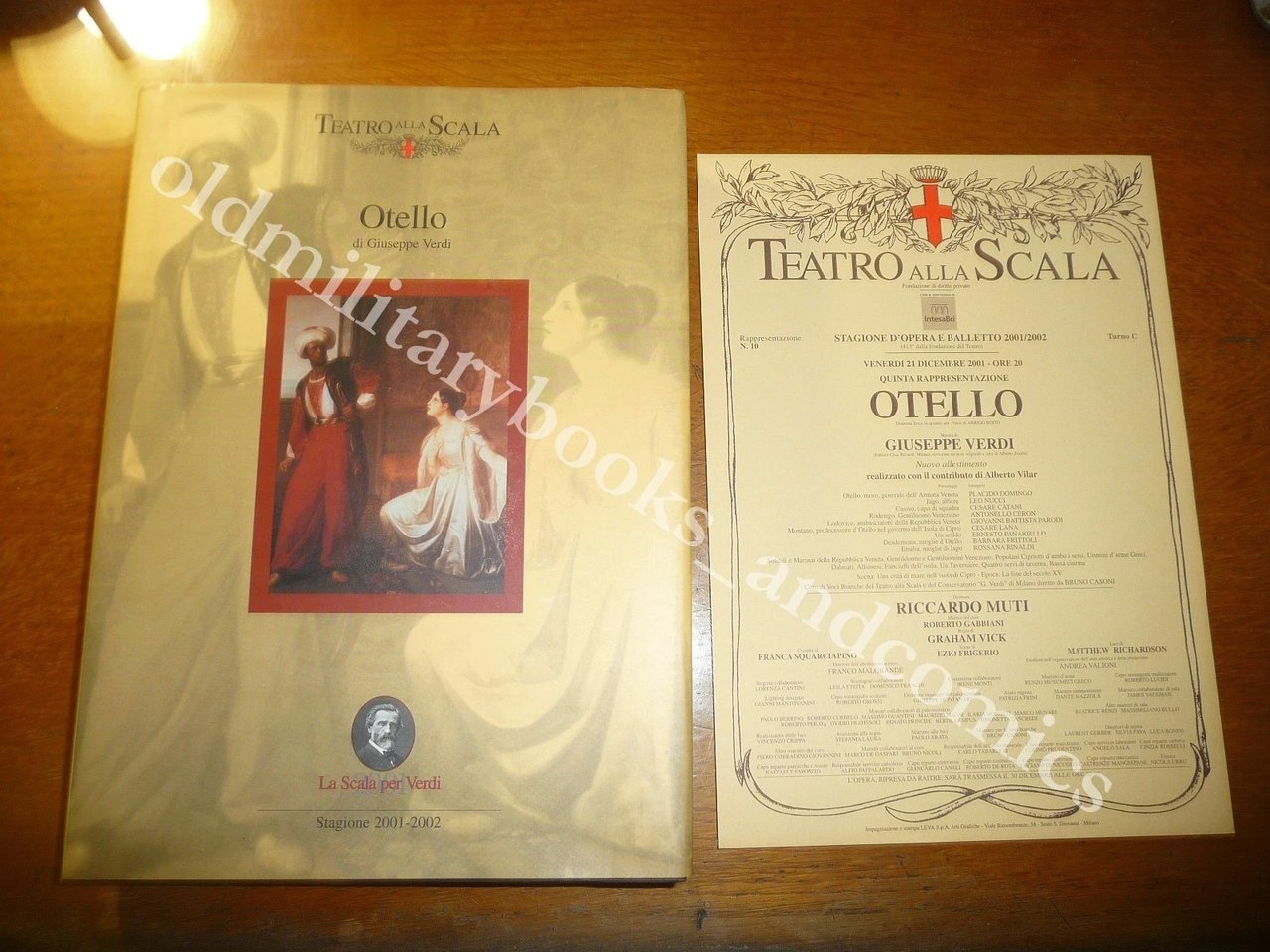 OTELLO DRAMMA LIRICO IN QUATTRO ATTI TEATRO ALLA SCALA CON …