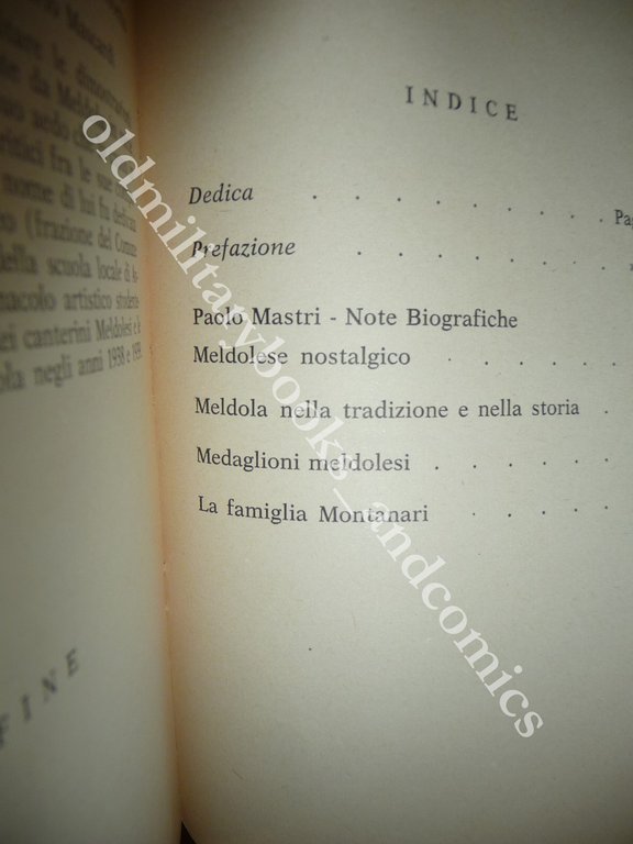 PAOLO MASTRI E LA SUA STORIA DI MELDOLA UNIFICATA ED …