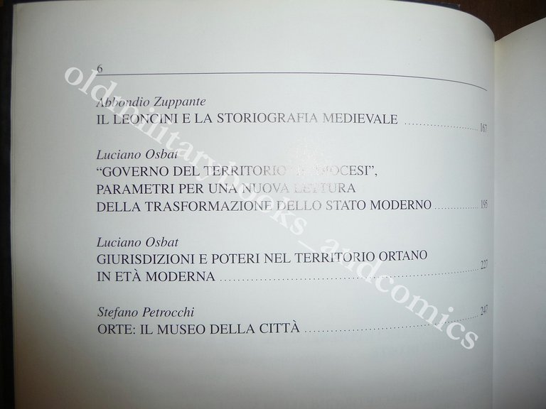PER UNA STORIA DI ORTE E DEL SUO TERRITORIO ABBONDIO …