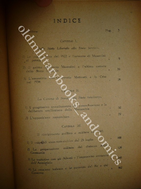 POPOLO FASCISMO MONARCHIA SECONDO MALACODA 1945 RARA I Ed.