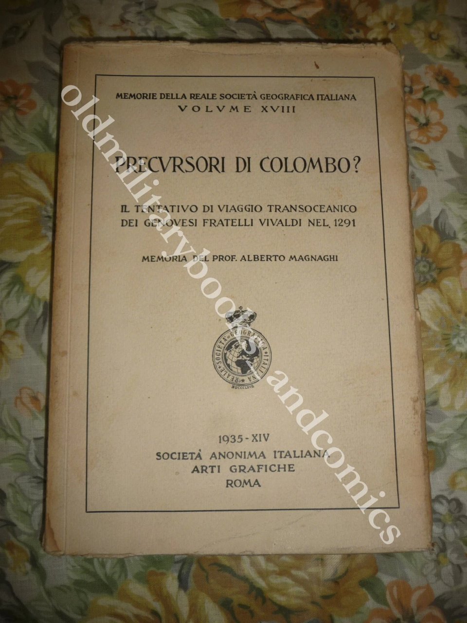 PRECURSORI DI COLOMBO? ALBERTO MAGNAGHI 1935 | Immagine principale