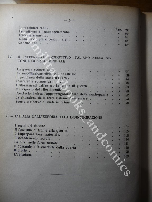 PREMESSE TECNICHE DELLA DISFATTA (DALL'EUFORIA AL DISASTRO) UMBERTO SPIGO