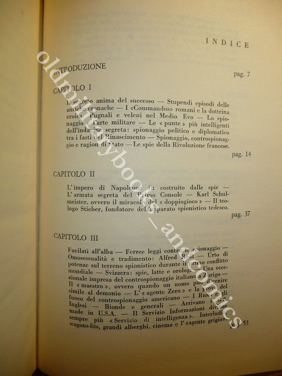 RAPPORTO SULLO SPIONAGGIO (dal 2500 a.c. a oggi) ANDREW D. …