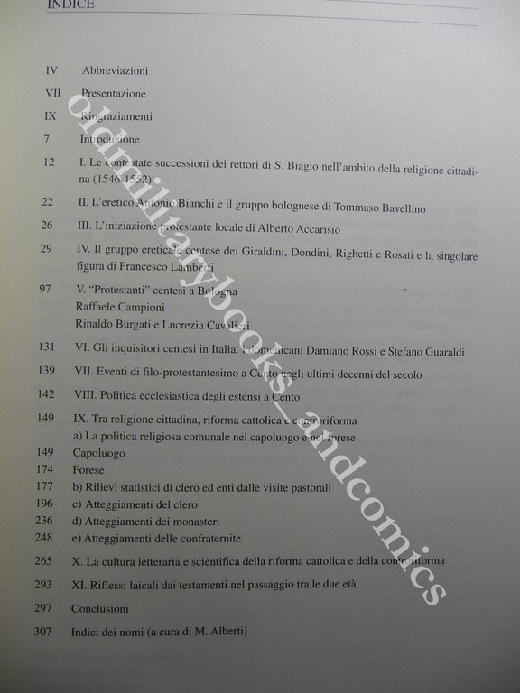 RELIGIONE AUTORIFORMA CATTOLICA CENTO NEL SECOLO XVI TRA ESTENSI E …