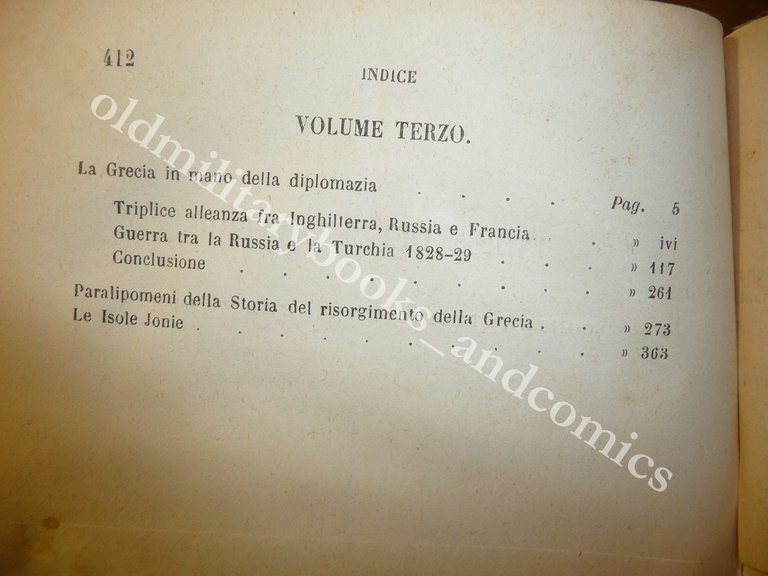 RISORGIMENTO DELLA GRECIA COI FATTI POSTERIORI DELLA GRECIA E DELLE …