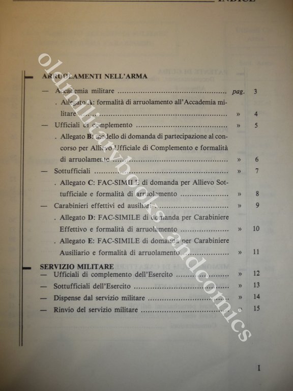 SINOSSI MEMORANDUM OPERATIVO PER I C.C. ARRUOLAMENTO PATENTE PORTO D'ARMI … | Immagine Gallery 2