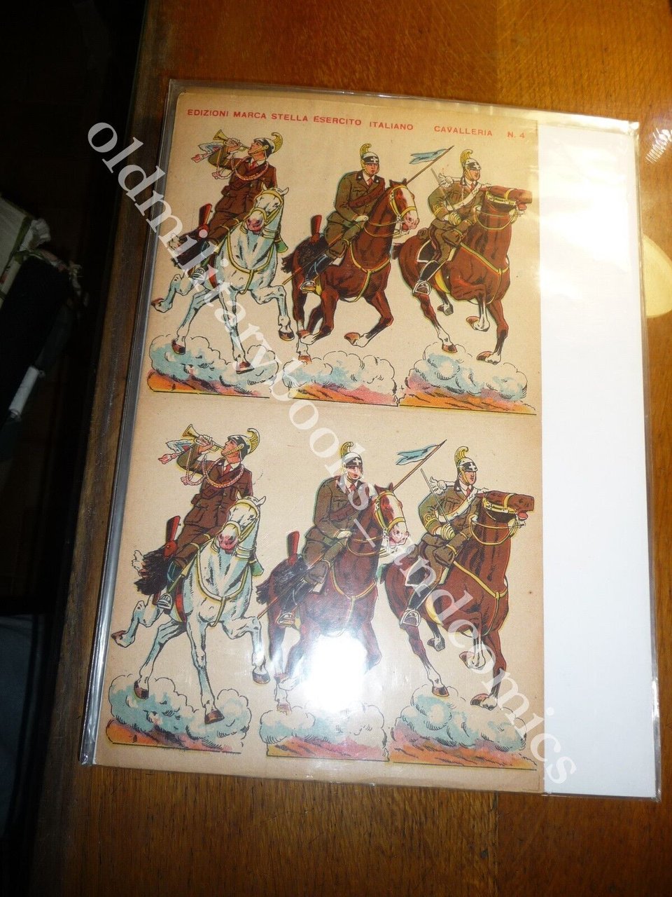 SOLDATINI MARCA STELLA ESERCITO ITALIANO CAVALLERIA N° 4
