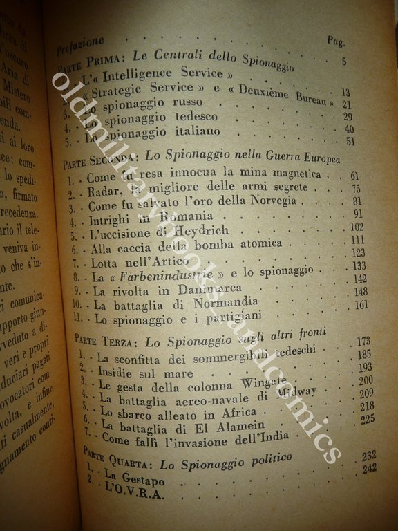 SPIONAGGIO NELLA SECONDA GUERRA MONDIALE CAP. LAWRENCE BENNET