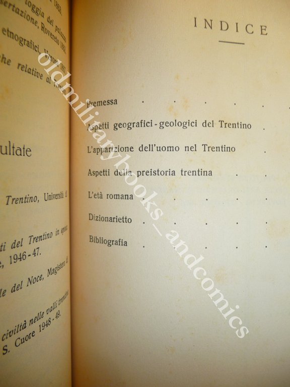 STORIA DEL TRENTINO DALLA PREISTORIA AL CRISTIANESIMO VOL. I DAL …