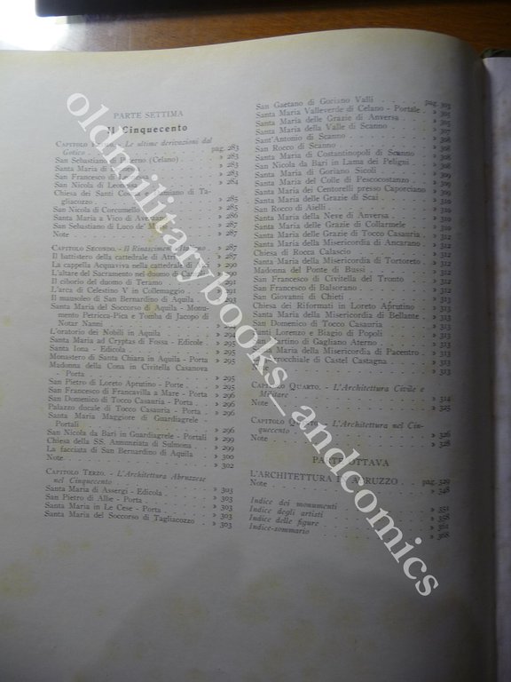 STORIA DELL'ARCHITETTURA IN ABRUZZO IGNAZIO CARLO GAVINI 2 Volumi