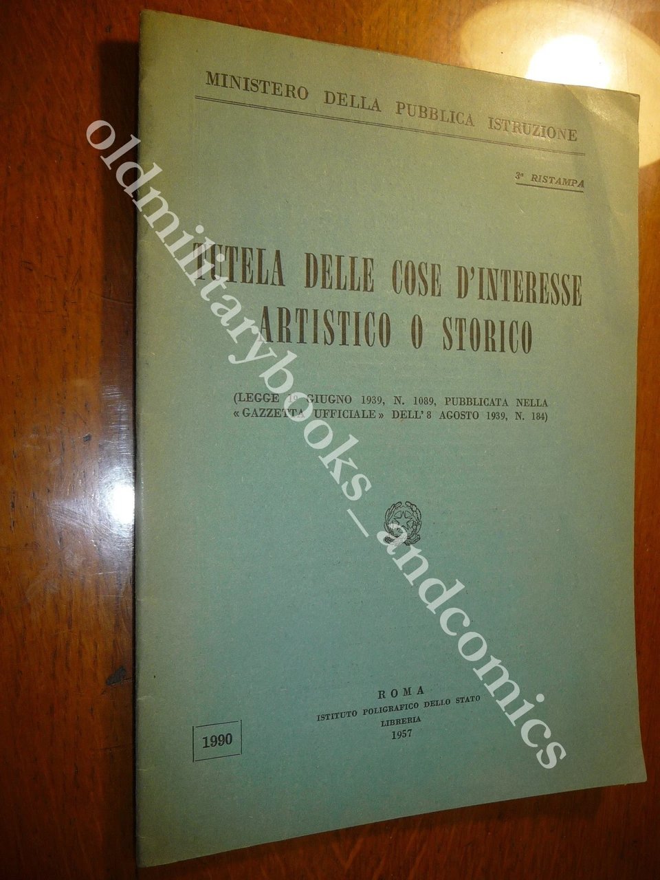 TUTELA DELLE COSE D'INTERESSE ARTISTICO O STORICO