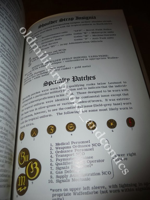 UNIFORMS ORGANIZATION AND HISTORY OF THE AFRIKAKORPS