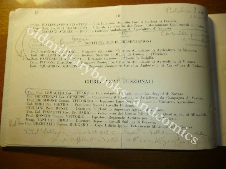 VERONA FIERA AUTUNNALE DEI CAVALLI 12-16 OTTOBRE 1935