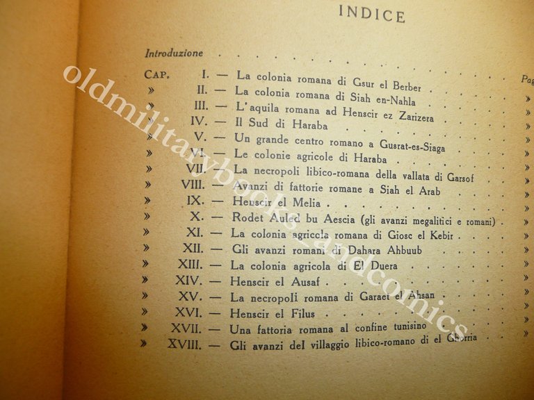 VESTIGIA DI COLONIE AGRICOLE ROMANE GEBEL NEFUSA FRANCESCO CORO 1928 …