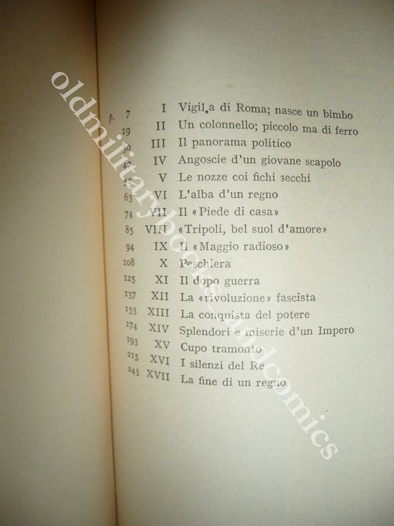 VITA DI UN RE VITTORIO EMANUELE III ALBERTO CONSIGLIO