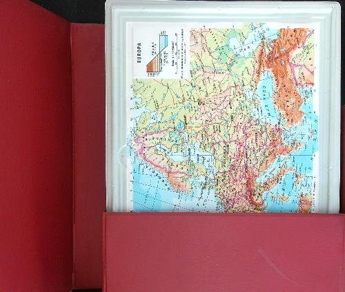 18 carte plastificate in rilievo