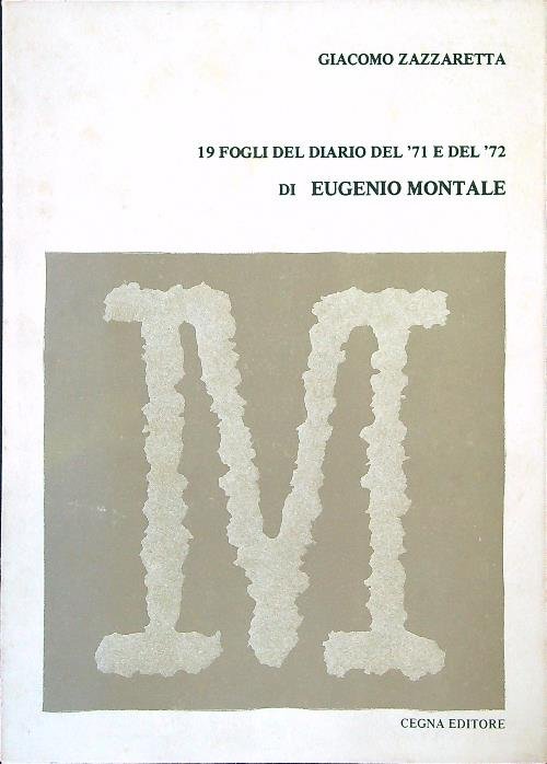 19 fogli del diario del '71 e del '72 di …