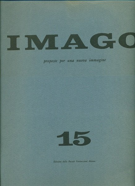 Imago 15. Proposte per una nuova immagine