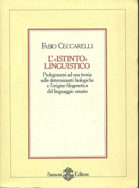 L'Istinto Linguistico.