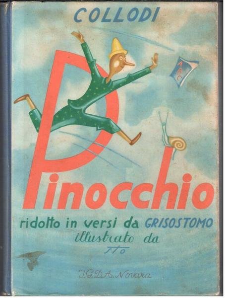 Pinocchio: ridotto in versi da Grisostomo, illustrato da Sto