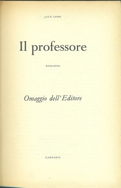 Il Professore