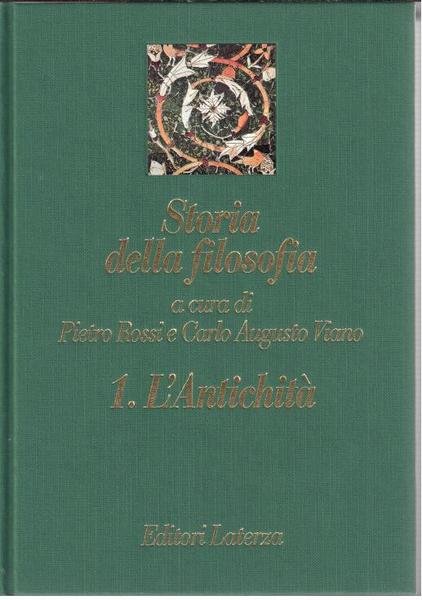 Storia della filosofia : 1 L'Antichit?