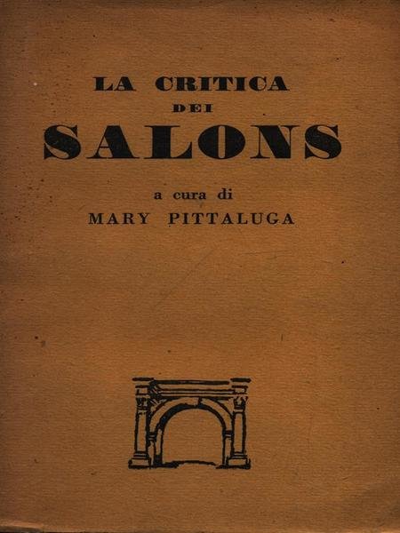 LA CRITICA DEI SALONS