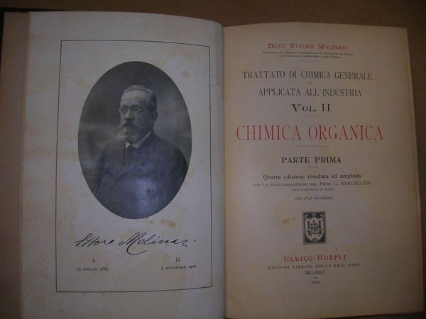 CHIMICA ORGANICA - VOL.II - parte prima 