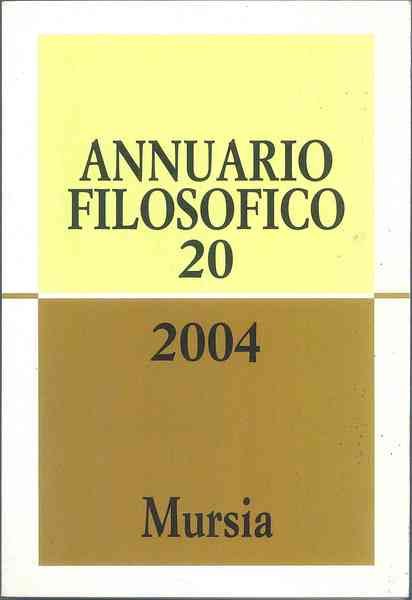 Annuario filosofico 20 - Anno 2004