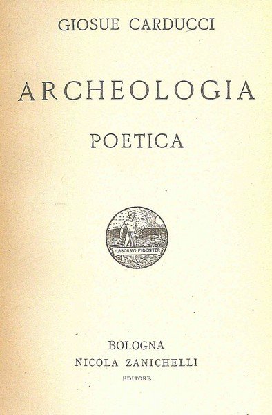 Archeologia poetica