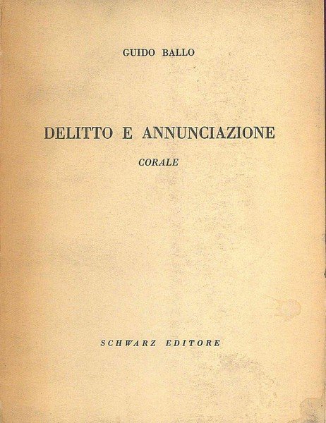 Delitto e annunciazione