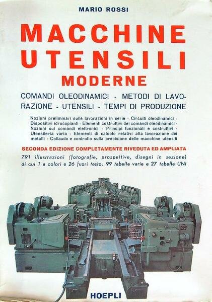 Macchine utensili moderne